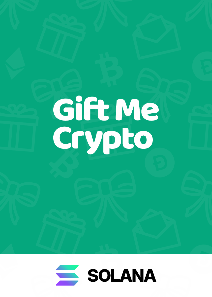 Geef me Crypto Solana (SOL) cadeau